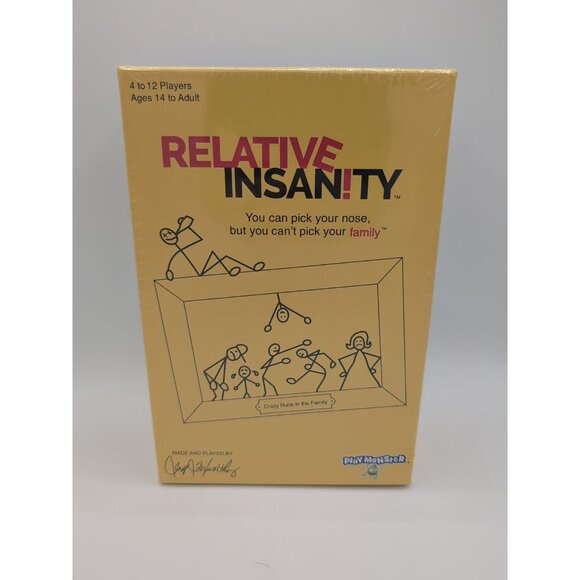 Relative Insanity Adult Family Party Game Jeff Foxworthy Card Game - Picture 1 of 2